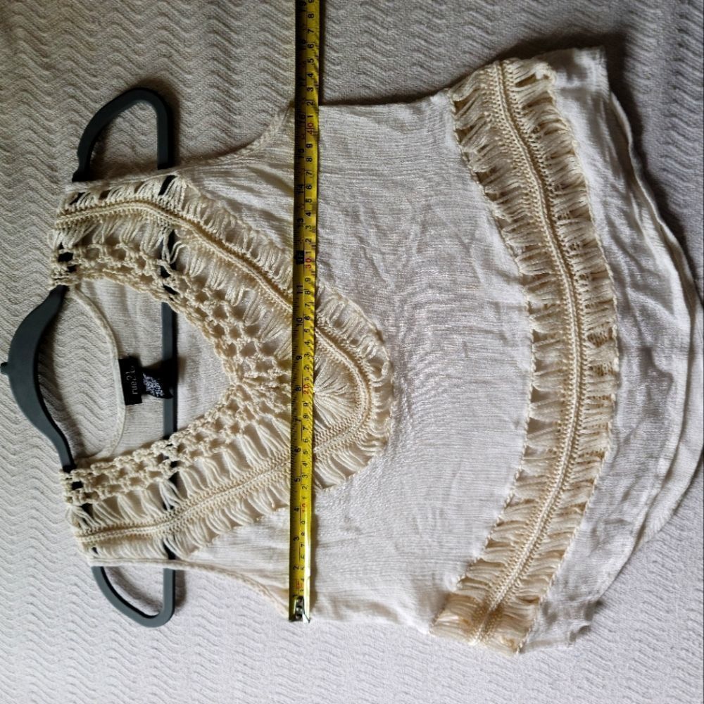 Cream Boho Top - Picture 4 of 10